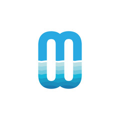 MW logo letter design