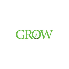 GROW logo design