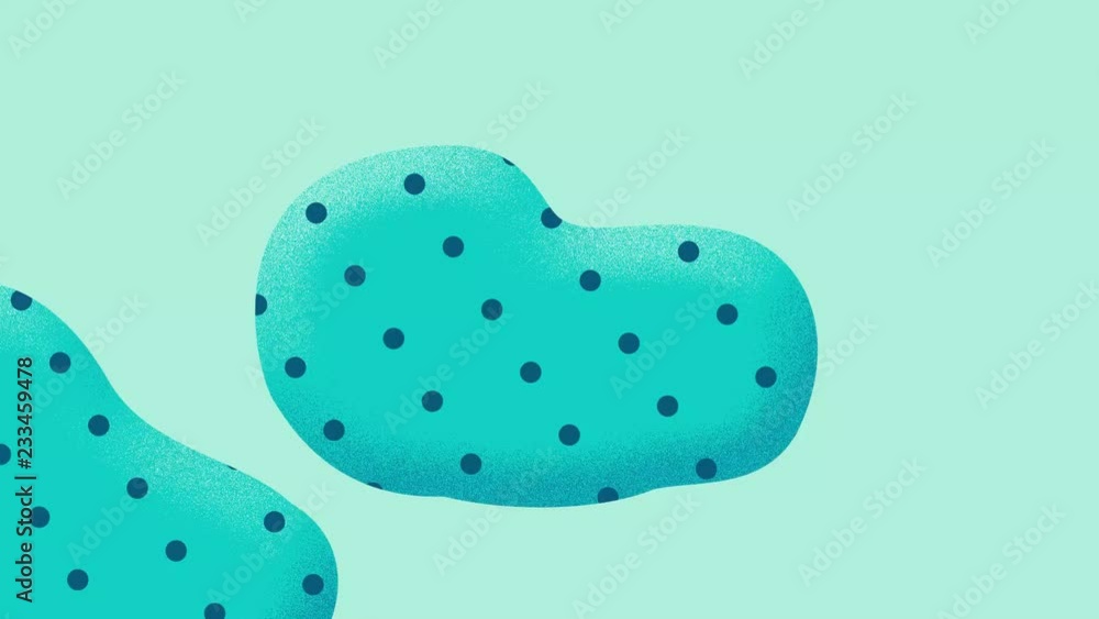 Poster fluid shapes with dots background motion style.modern art background video
