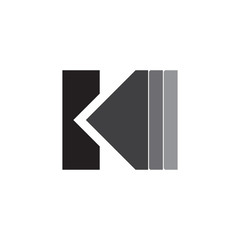 K logo letter design