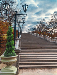 staircase in the park