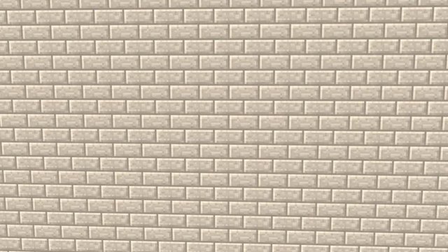 Minecraft Stone Wall Breaks down white ver04