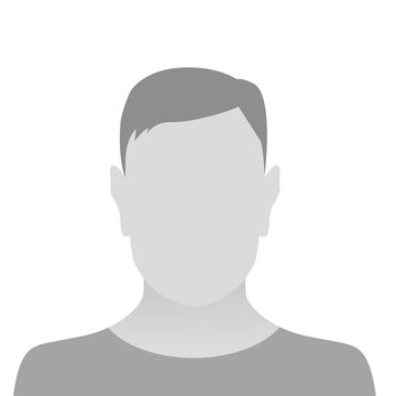 Person gray photo placeholder man