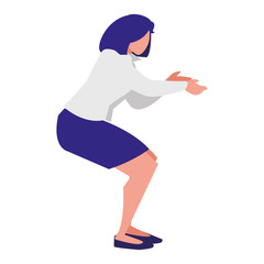 Corporate businesswoman design