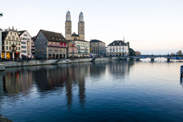 Fototapeta na wymiar Großmünster Zürich