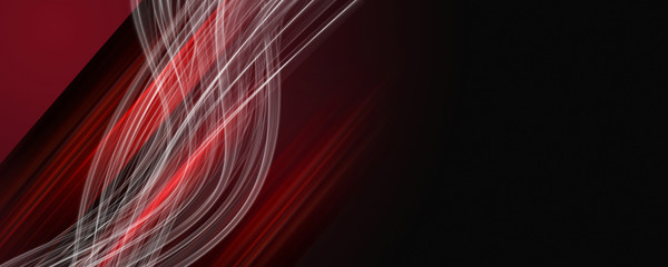 Powerful wave panorama background design illustration