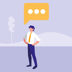 Corporate businessman design