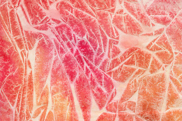 Colorful abstract watercolor paper textures on white background. Chaotic abstract organic design. 