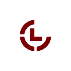 L G Initial Letter Logo Vector