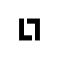 L T Initial Letter Logo Vector