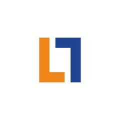 L T Initial Letter Logo Vector