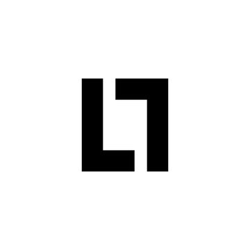 L T Initial Letter Logo Vector