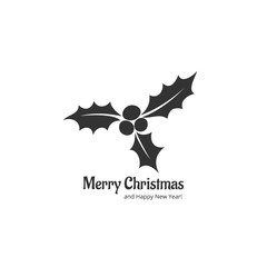 vecor Merry Christmas icon design Vector image