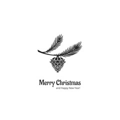 vecor Merry Christmas icon design Vector image
