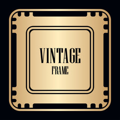 Art Deco Border Frame