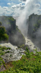 Victoria falls near water