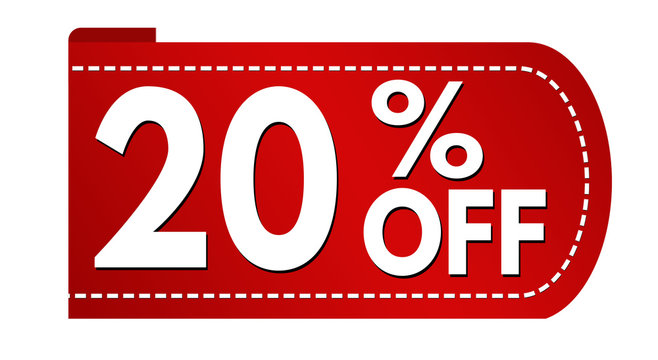 Special offer 20 % off banner design