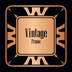 Art Deco Border Frame