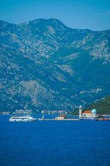 Mountains of Kotor bay and a cruise
