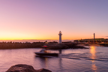Breakwater Lighthouse, Wollongong Harbour