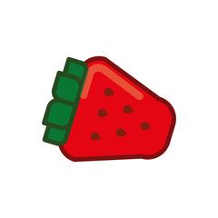 strawberry fresh isolated icon