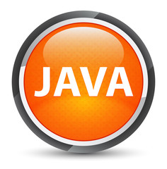 Java galaxy orange round button
