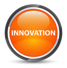 Innovation galaxy orange round button