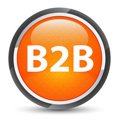 B2b galaxy orange round button