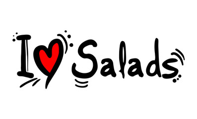 salads love message