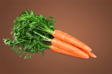 Fresh orange carrots