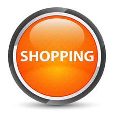 Shopping galaxy orange round button
