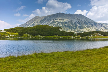 Amazing Summer landscape of Muratovo lake, Pirin Mountain, Bulgaria