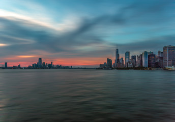 Fototapeta na wymiar A view of New York skyline