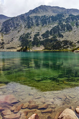 Naklejka na ściany i meble Summer Landscape of Banderitsa Fish Lake, Pirin Mountain, Bulgaria