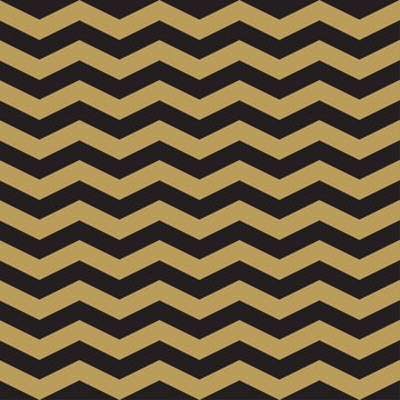 Geometric seamless pattern with gold and black lines.