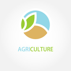 Vector sign Organic farming Greengrocer - 233484657