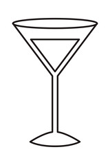 glass of wine isolated icon