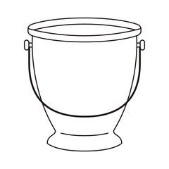 cooler bucket isolated icon