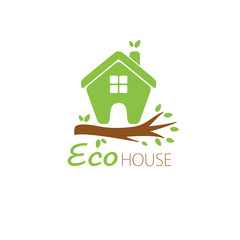 ecological house icon