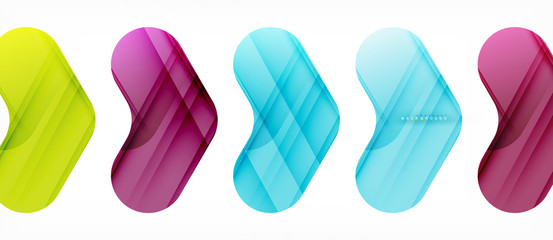 Shiny glossy arrows background