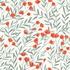 Field Foral Seamless Pattern-03
