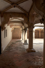Inside the ambulatory of St Barbara Cloister in Convent of Christ