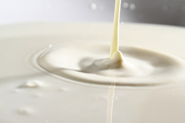 Milk splash as background