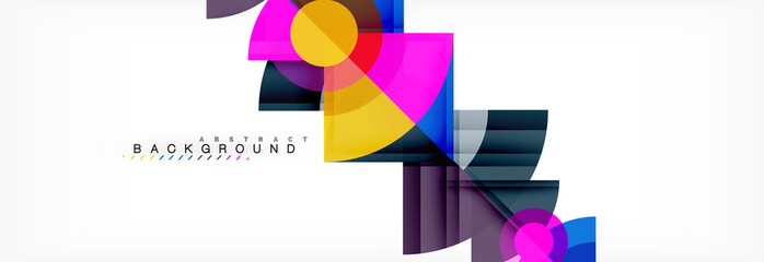 Modern geometric abstract background
