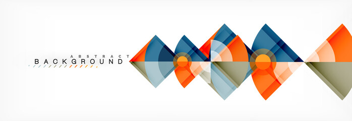 Modern geometric abstract background