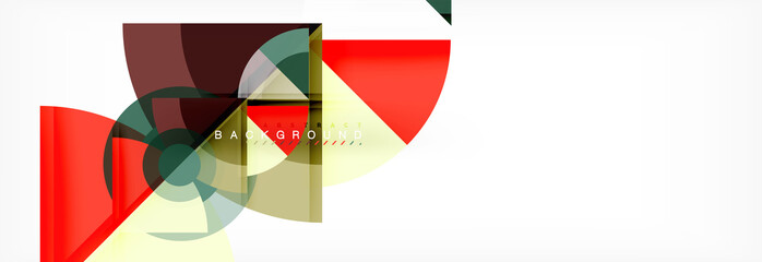 Obraz premium Modern geometric abstract background