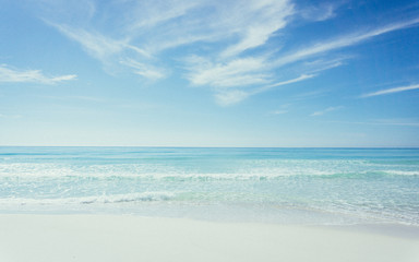 Fototapeta na wymiar Beach and Blue Sky