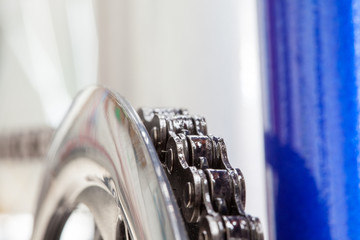 Chain and sprocket of bicycle