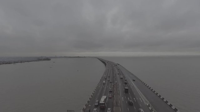 Makoko is regarded as Nigeria's biggest slum with dwellers building on stilts.
They are called the floating community and this is a drone footage flying over the community that never sleeps.