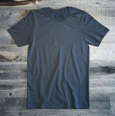 Dark Grey Blank Tee Shirt 